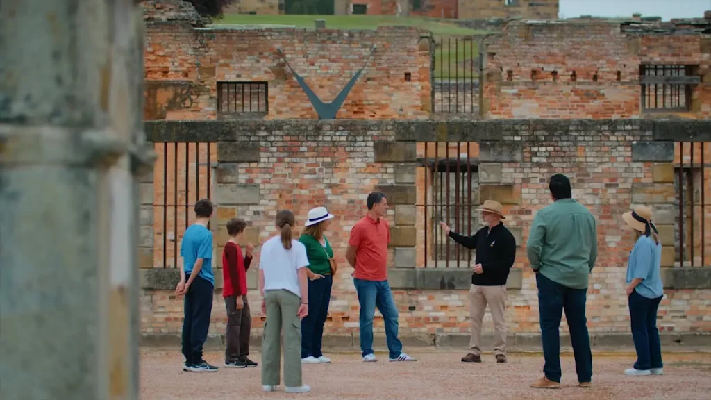 A guided tour at Port Arthur